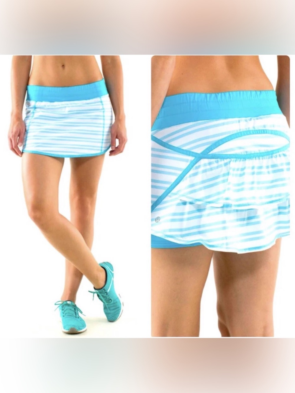 Lululemon Run Track Attack Skirt Shorts